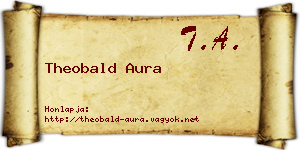 Theobald Aura névjegykártya